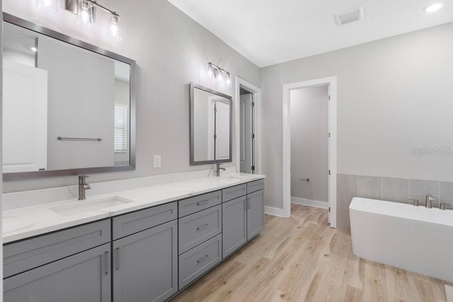 Furnished interior view inside a new home in Bella Terra, Hudson (Image 4). Furnished interior view inside a new home in Bella Terra, Hudson (Image 4).