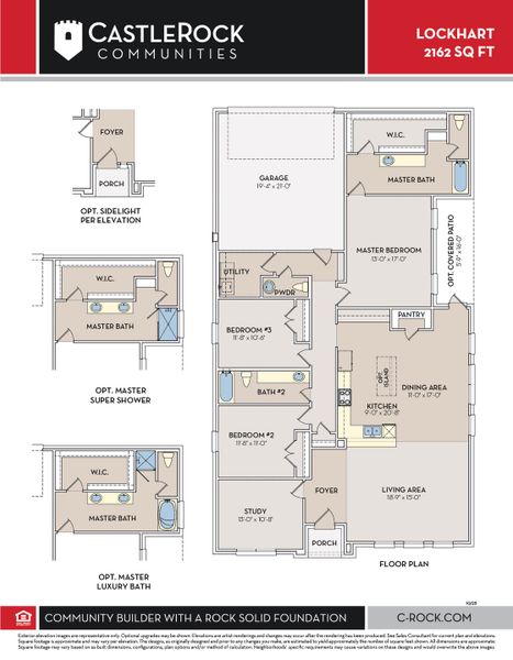 2D floor plan layout for the Lockhart by CastleRock Communities in Masonbrooke, Murfreesboro, TN (Image 2). 2D floor plan layout for the Lockhart by CastleRock Communities in Masonbrooke, Murfreesboro, TN (Image 2).