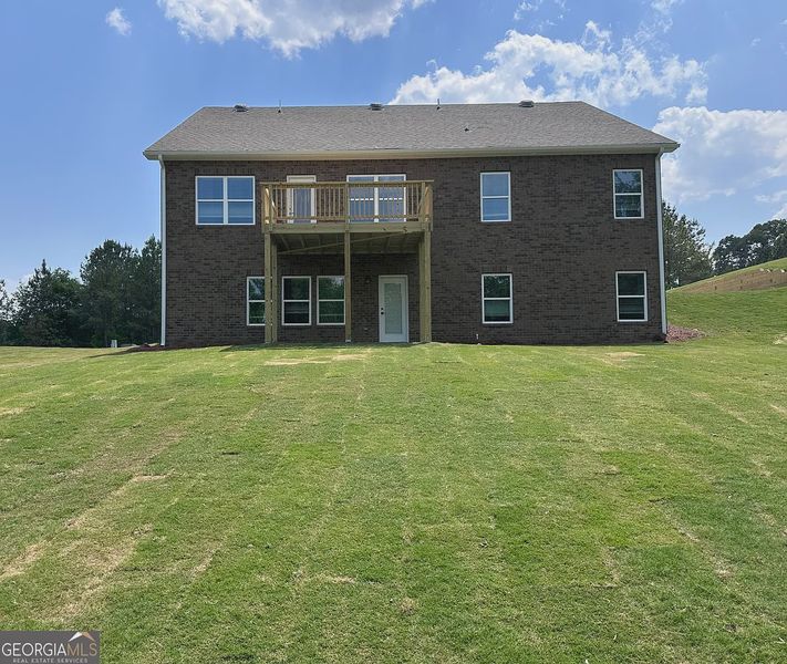 Exterior details and patio area of a home in Oakview Estates, Macon (Image 3).