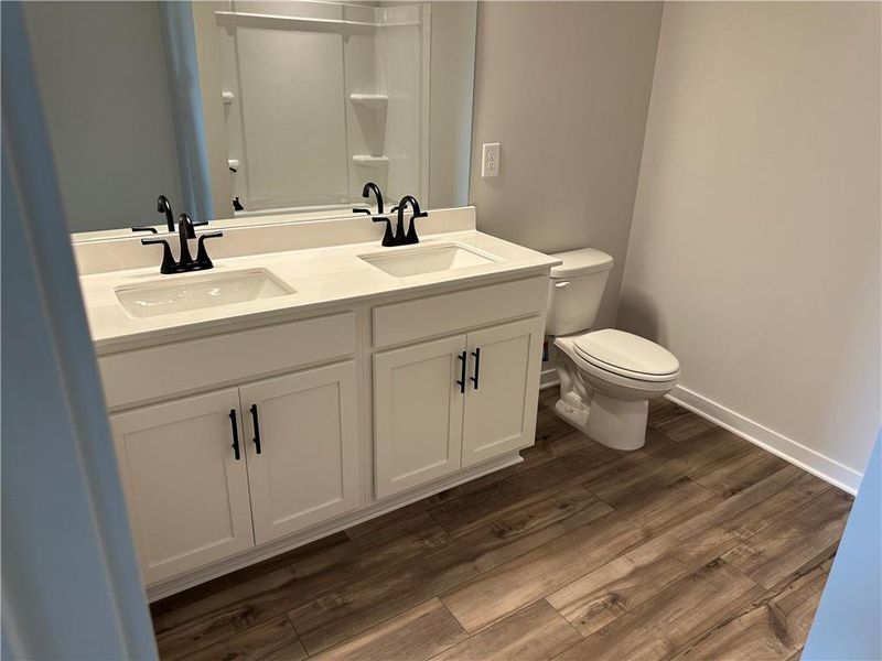 Furnished interior view inside a new home in Rosewood Lake Estates, Hoschton (Image 8).