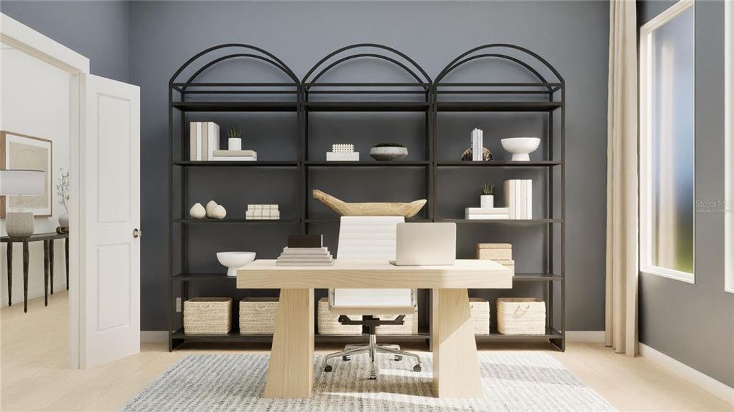 Furnished interior view inside a new home in , Clermont (Image 21).