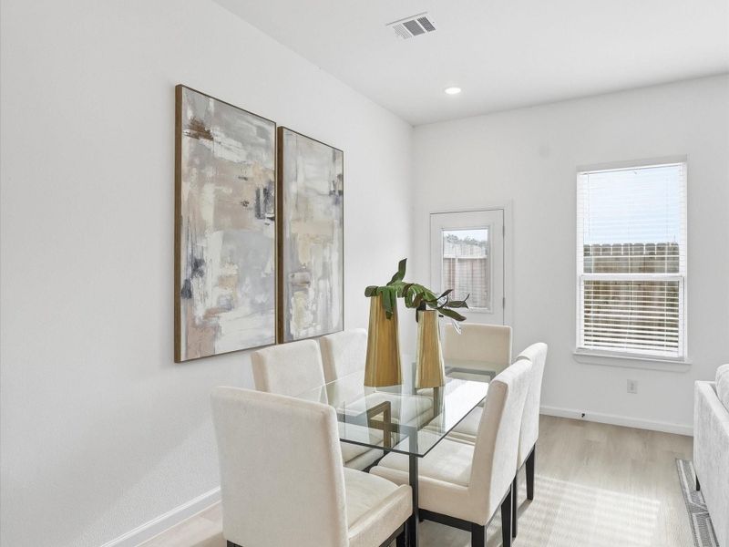 Furnished interior view inside a new home in , Houston (Image 32).