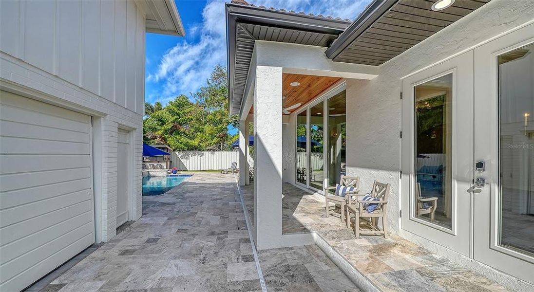 Exterior details and patio area of a home in , Sarasota (Image 31).