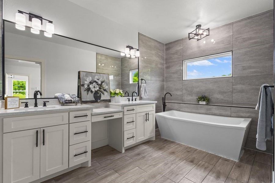 Furnished interior view inside a new home in , Canton (Image 16).