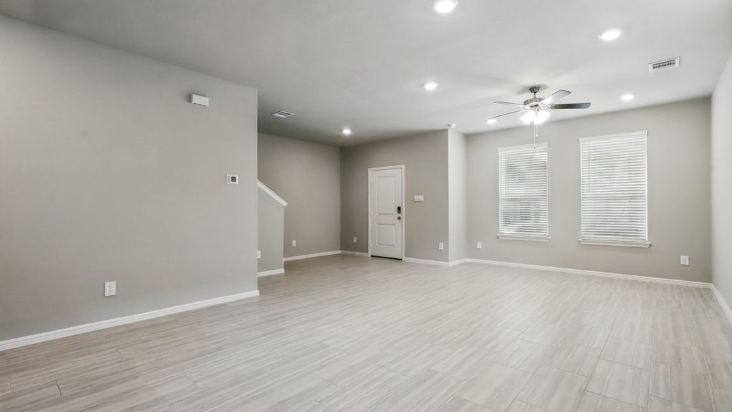 Representative unfurnished interior of a home built from the HAZELNUT by D.R. Horton in Orchard Village, Fort Worth (Image 16).