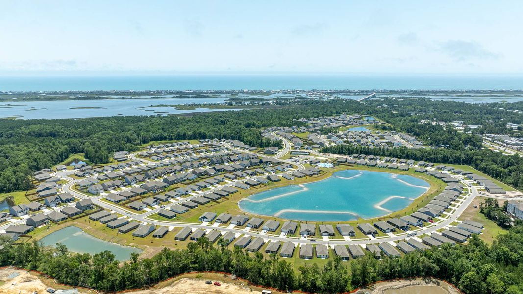 Image 35 representing the Pearson by D.R. Horton in Waterside Townhomes, Surf City, NC.