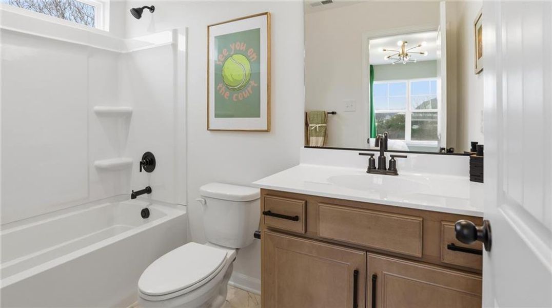 Furnished interior view inside a new home in , Dawsonville (Image 59).