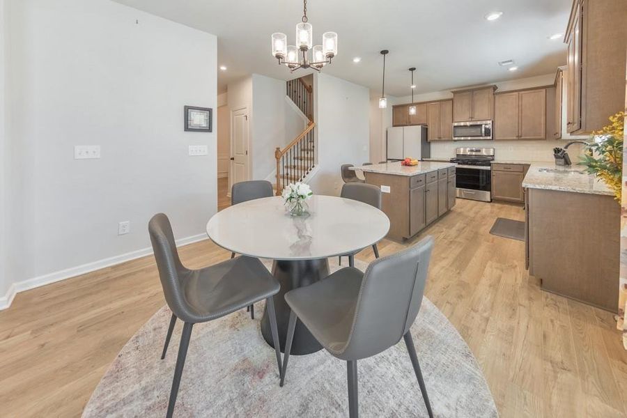 Furnished interior view inside a new home in , Powder Springs (Image 19).