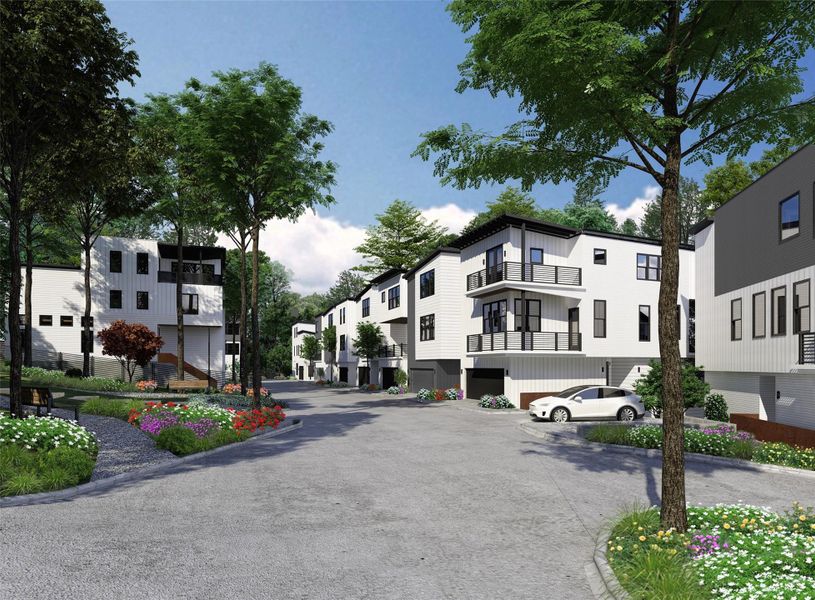 View of asphalt street