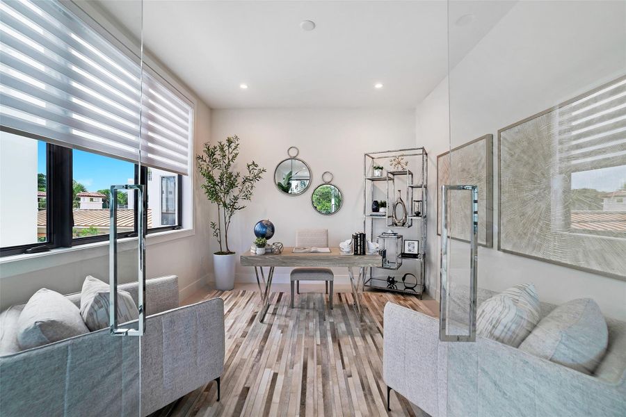 Furnished interior view inside a new home in , Fort Lauderdale (Image 17).