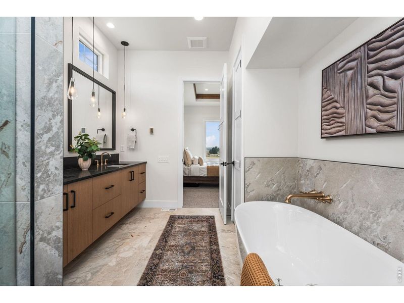 Furnished interior view inside a new home in , Timnath (Image 15).