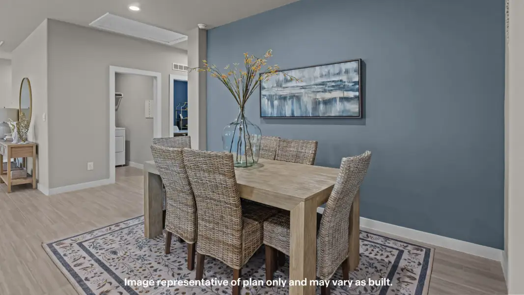 Furnished interior view inside a new home in Homestead at Parks Bell Ranch, Odessa (Image 8).