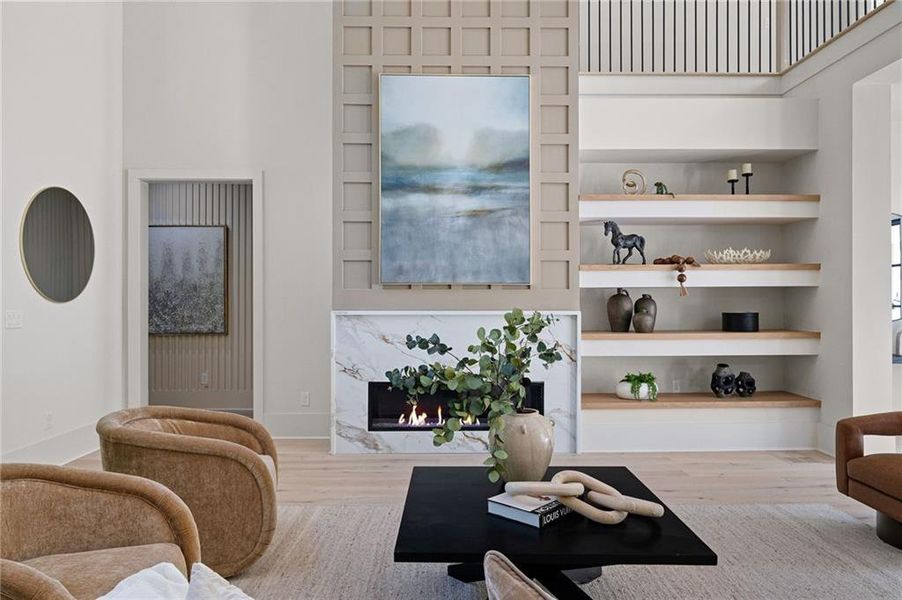 Furnished interior view inside a new home in , Dunwoody (Image 36).