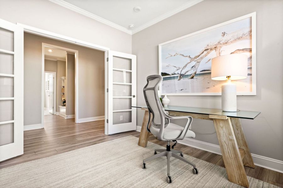 Furnished interior view inside a new home in Sun City Hilton Head, Bluffton (Image 13).