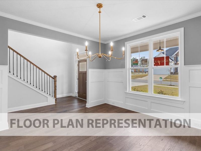 Dublin II Floor Plan Representation | Entry