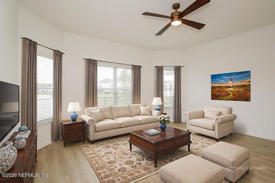 Furnished interior view inside a new home in , St. Augustine (Image 8). Furnished interior view inside a new home in , St. Augustine (Image 8).