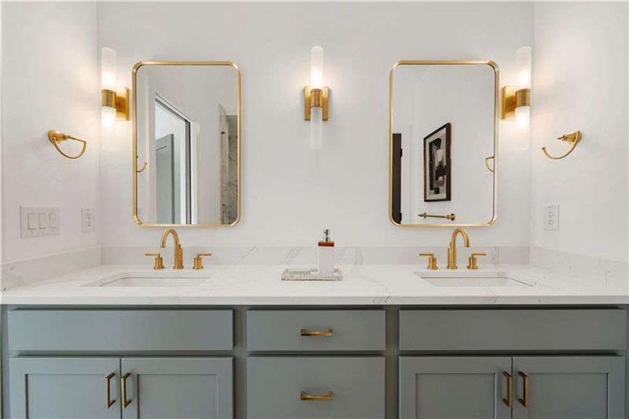 Furnished interior view inside a new home in , Atlanta (Image 13).