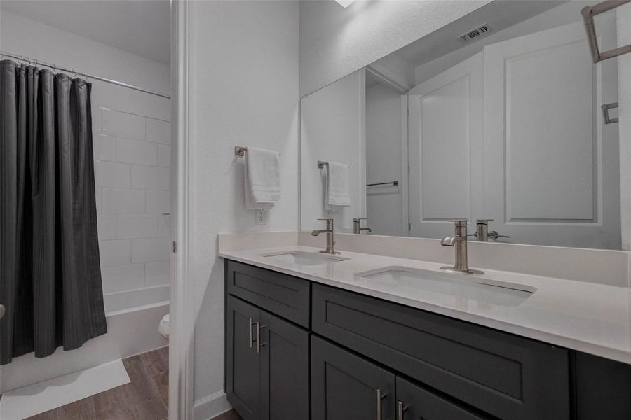 Furnished interior view inside a new home in Katy Court, Katy (Image 6).