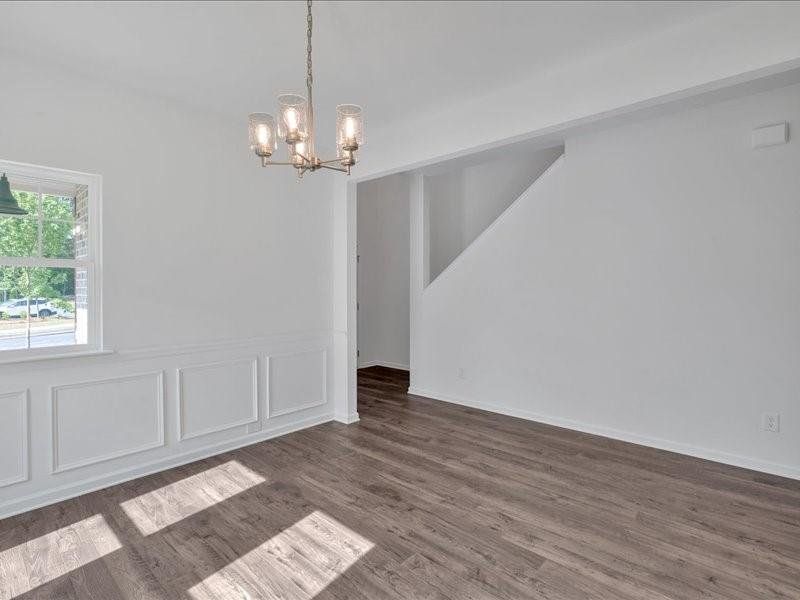 Spacious, unfurnished interior of a new home in The Overlook at Factory Shoals, Mableton (Image 6). Spacious, unfurnished interior of a new home in The Overlook at Factory Shoals, Mableton (Image 6).