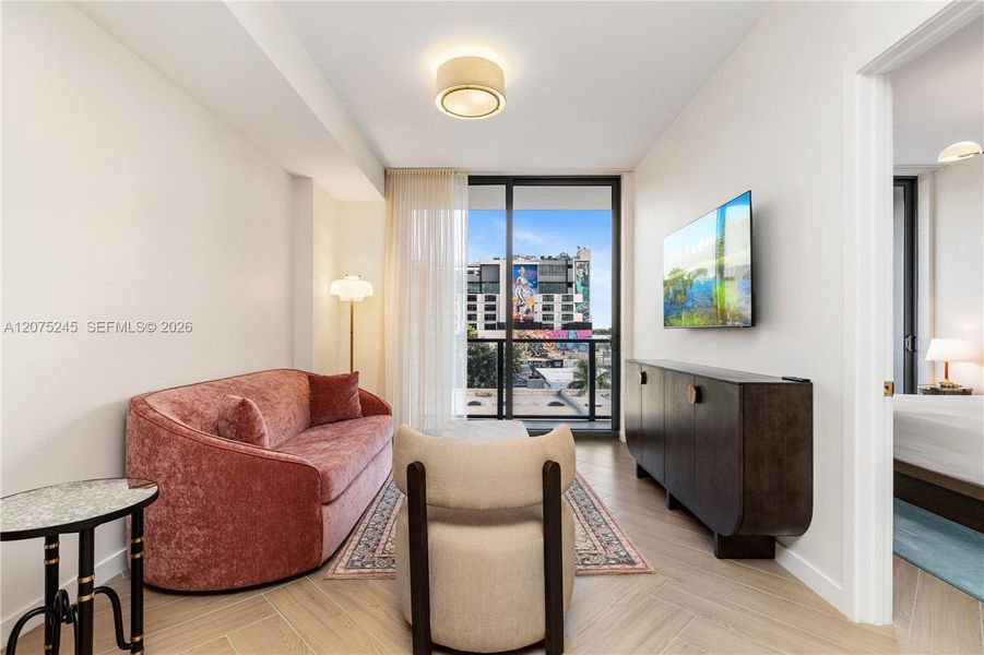 Furnished interior view inside a new home in , Miami (Image 4).