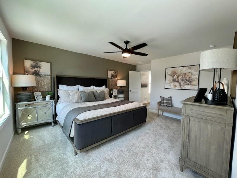 Furnished interior view inside a new home in Winsome Park, Woodstock (Image 7). Furnished interior view inside a new home in Winsome Park, Woodstock (Image 7).