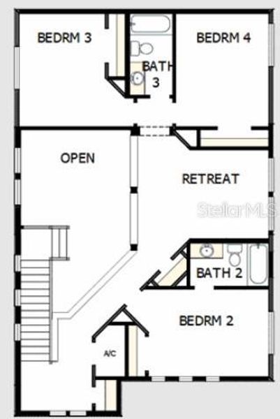 Floor Plan Second Floor