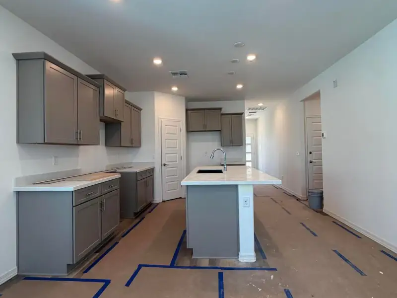In-progress construction of a new home in South Ranch Southern Collection, Prescott, AZ (Image 7).