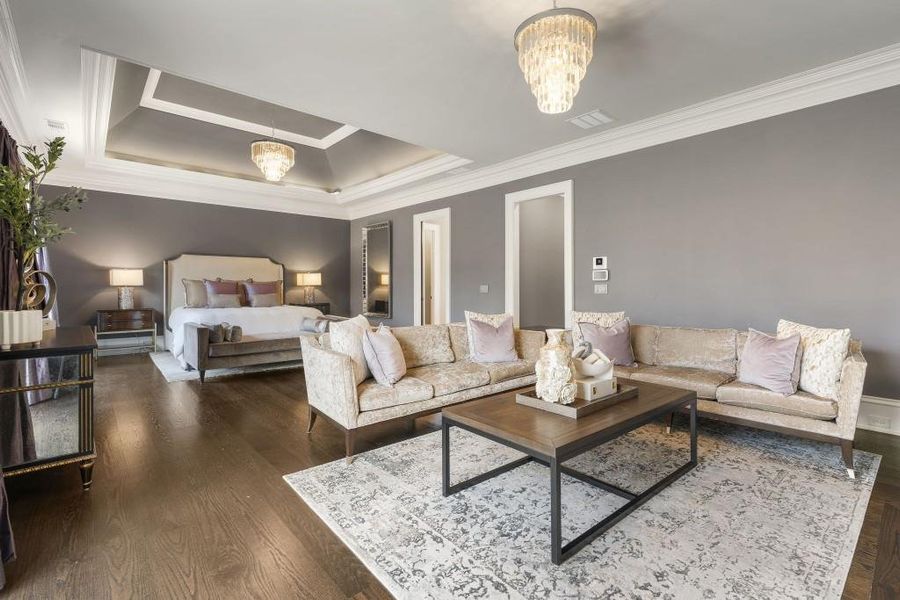 Furnished interior view inside a new home in , Johns Creek (Image 9).