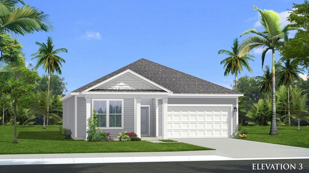 Representative exterior photo of a completed home built from the Avondale by DRB Homes in Bellerose, Gibsonville, NC (Image 22). Representative exterior photo of a completed home built from the Avondale by DRB Homes in Bellerose, Gibsonville, NC (Image 22).