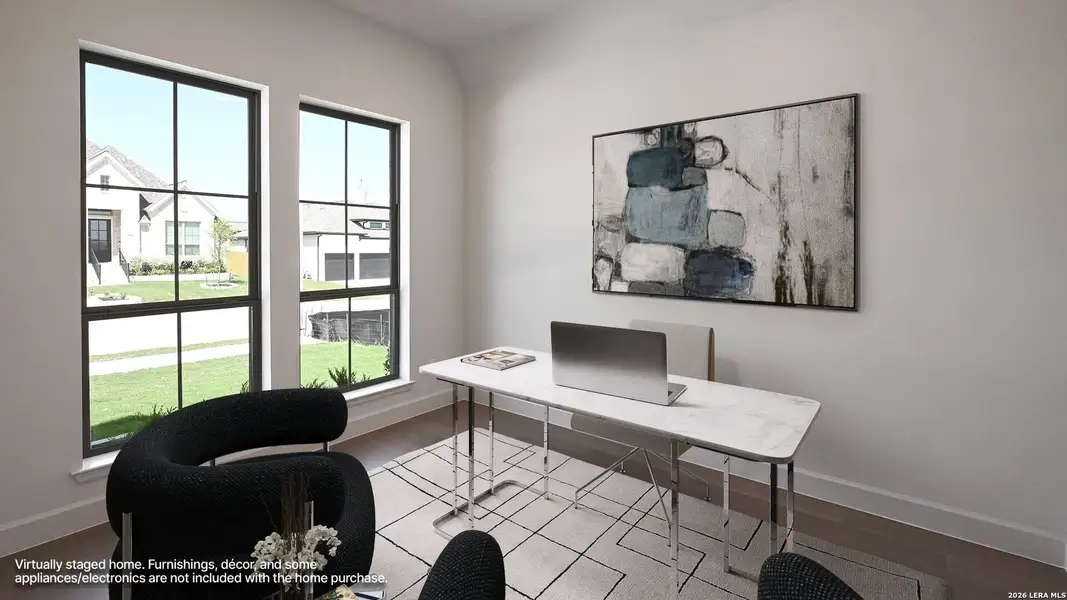 Furnished interior view inside a new home in Cibolo Valley Heights, Cibolo (Image 9).