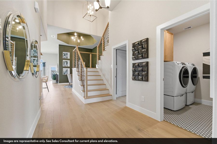 Furnished interior view inside a new home in Bay Creek, Baytown (Image 23).