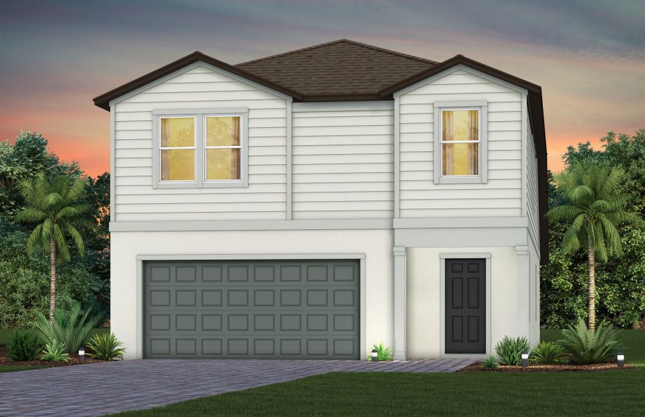 Representative exterior photo of a completed home built from the Sonora by Pulte Homes in Spencer Glen, Riverview, FL (Image 21).