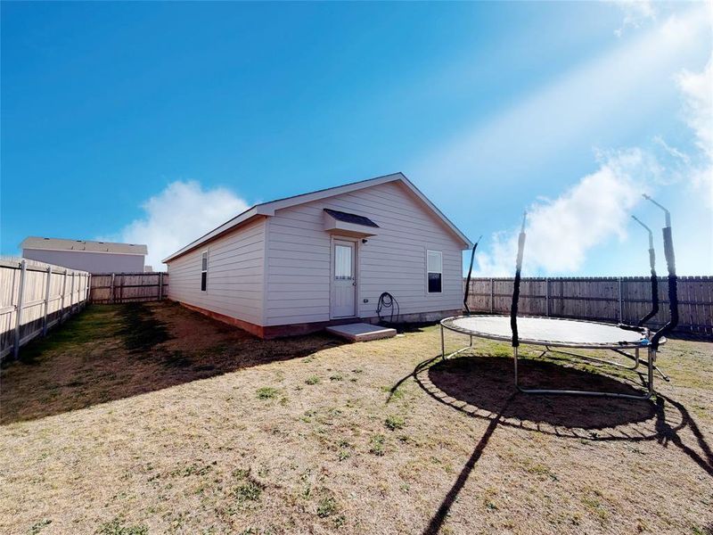 Exterior details and patio area of a home in , Abilene (Image 19).