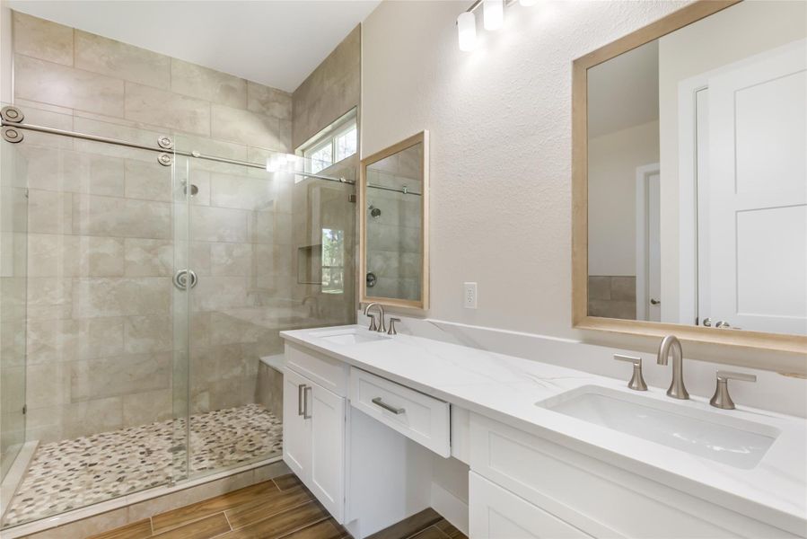 Furnished interior view inside a new home in , New Caney (Image 8).