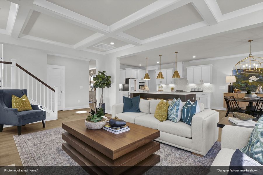 Furnished interior view inside a new home in Hewing Farms, Summerville (Image 28).