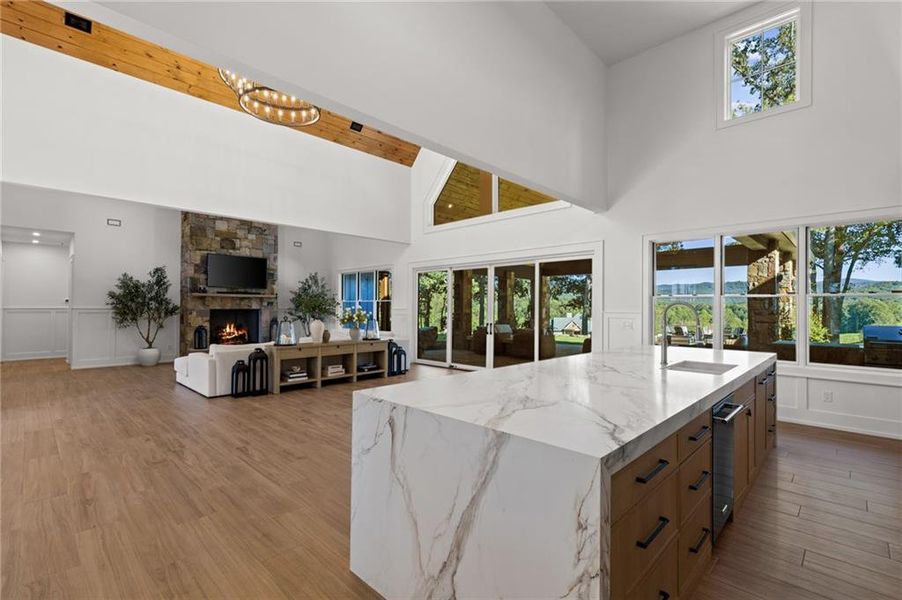 Furnished interior view inside a new home in , Talking Rock (Image 12).