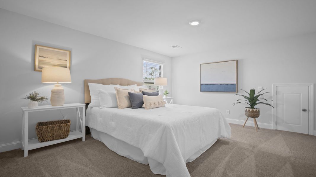 Representative furnished interior of a home built from the Manning by D.R. Horton in The Retreat at East Argent, Ridgeland (Image 29).