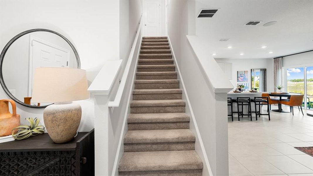 Furnished interior view inside a new home in Coasterra Community Group Page, Palmetto (Image 23).