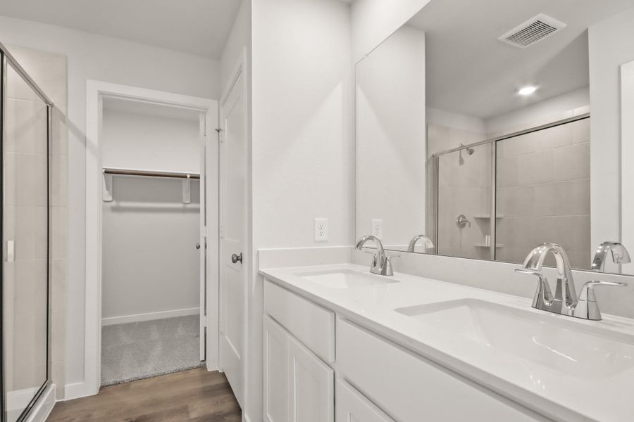 Furnished interior view inside a new home in Northpark South, Porter (Image 9). Furnished interior view inside a new home in Northpark South, Porter (Image 9).