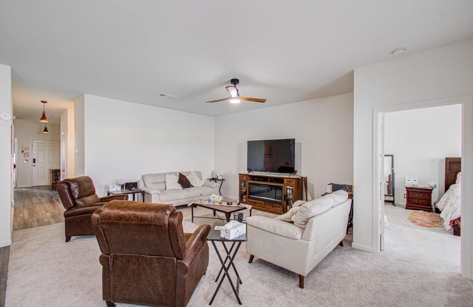 Furnished interior view inside a new home in Sunterra, Katy (Image 7). Furnished interior view inside a new home in Sunterra, Katy (Image 7).