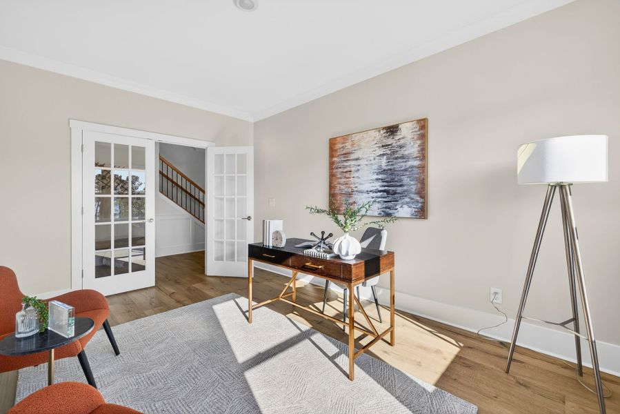 Furnished interior view inside a new home in Edgewater - Harbor Pointe, Lancaster (Image 10).