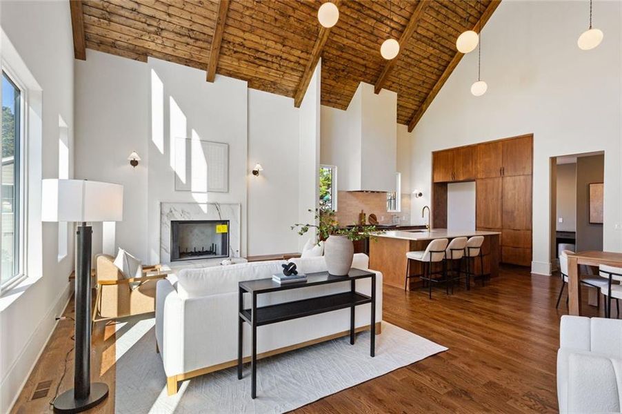 Furnished interior view inside a new home in , Smyrna (Image 19).