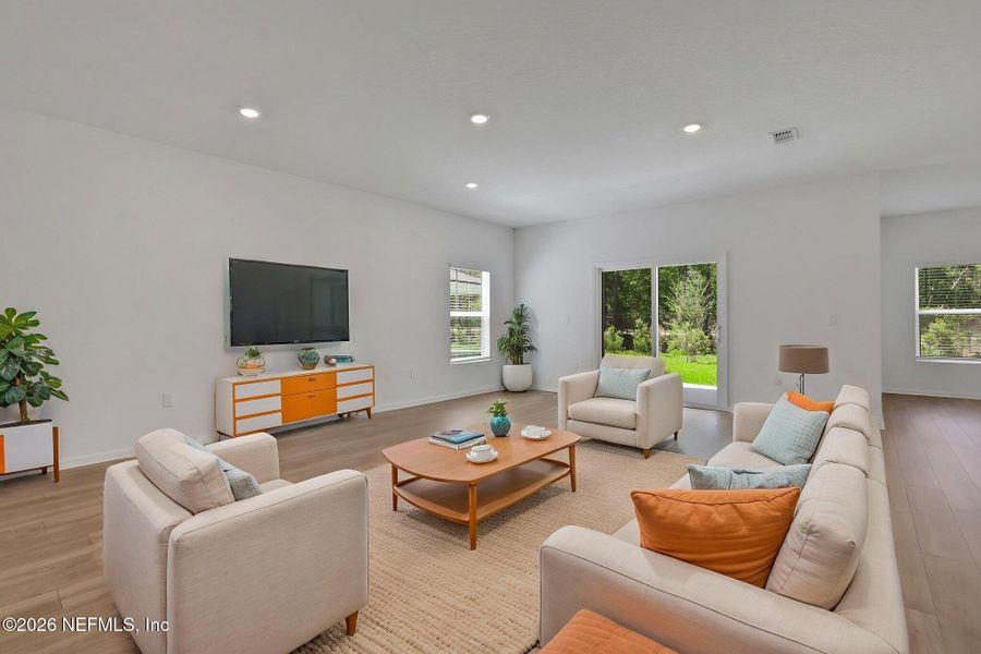 Furnished interior view inside a new home in Amberly, Green Cove Springs (Image 5).