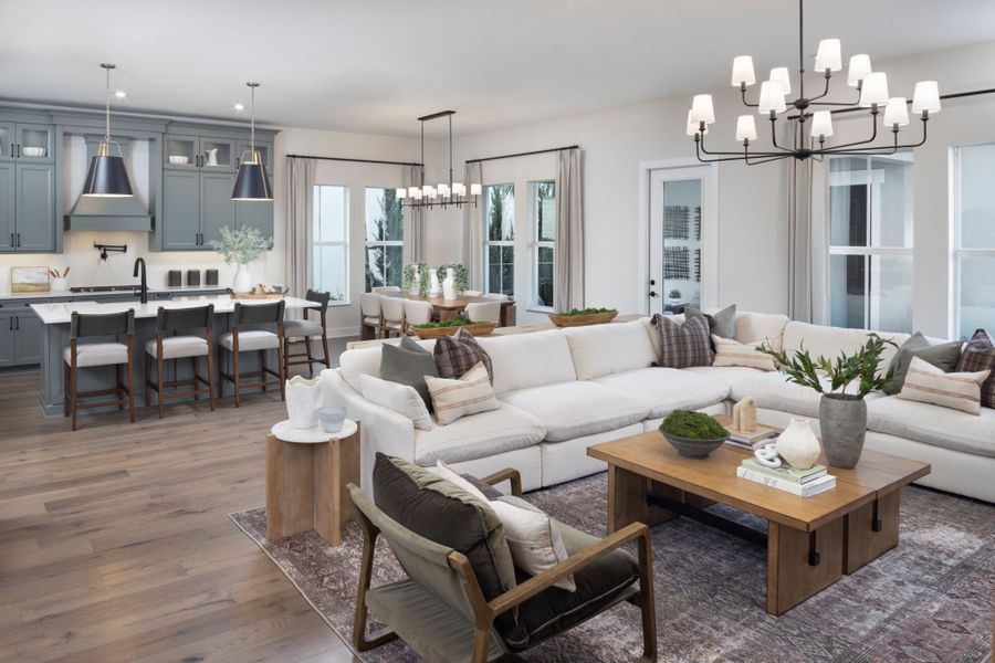 Representative furnished interior of a home built from the Montauk by Mattamy Homes in Newfield, Palm City (Image 8).