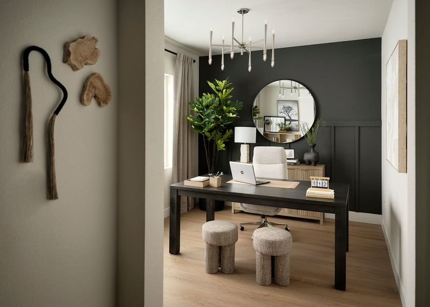 Representative furnished interior of a home built from the 2805 by Tri Pointe Homes in Painted Prairie, Aurora (Image 15).