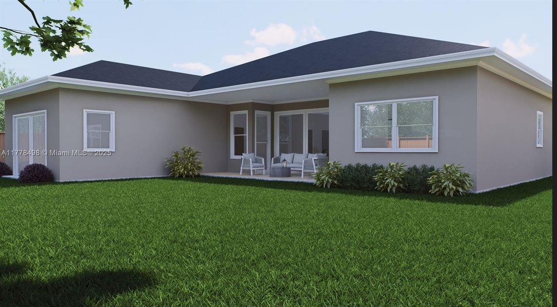 Front exterior of a new home in , Labelle, FL, highlighting curb appeal (Image 12). Front exterior of a new home in , Labelle, FL, highlighting curb appeal (Image 12).