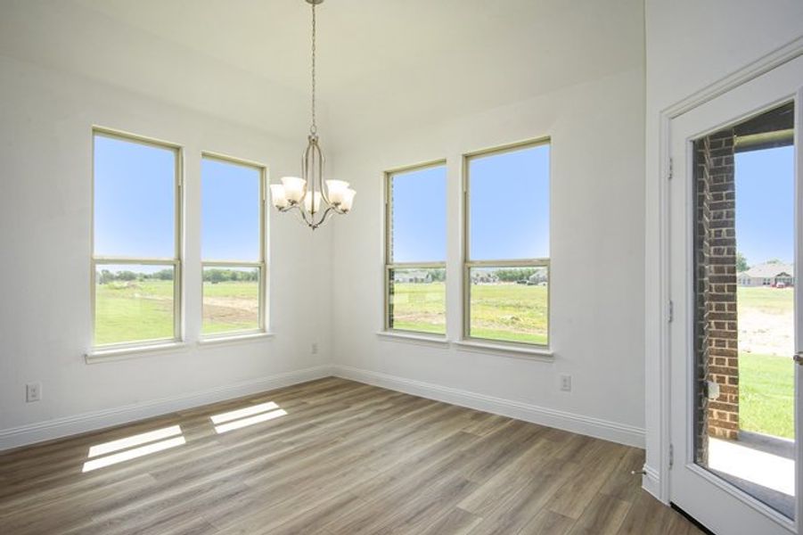 Representative unfurnished interior of a home built from the The Cottonwood by Sumeer Homes in Stone Henge II, Sanger (Image 15). Representative unfurnished interior of a home built from the The Cottonwood by Sumeer Homes in Stone Henge II, Sanger (Image 15).