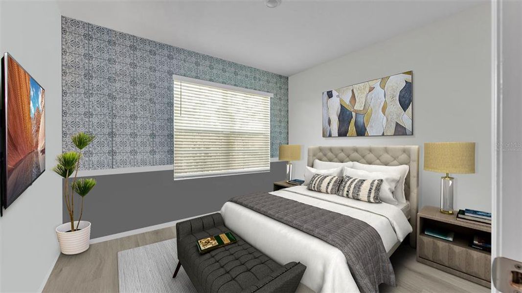 Furnished interior view inside a new home in Wind Meadows South, Bartow (Image 11).