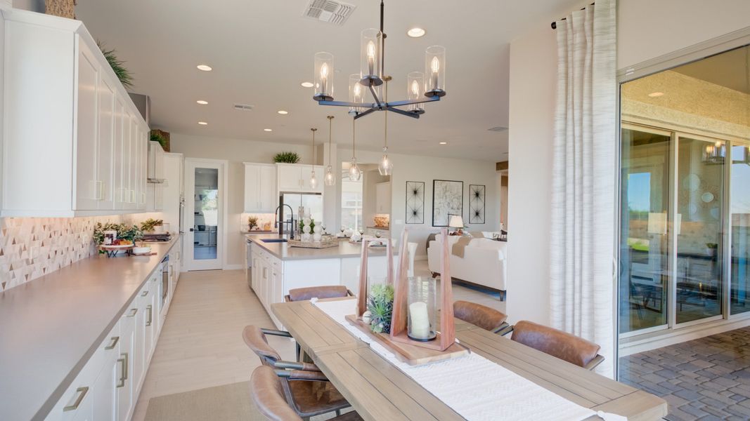 Representative furnished interior of a home built from the Almeria by DRB Homes in Arroyo Seco - Palazzo, Buckeye (Image 7). Representative furnished interior of a home built from the Almeria by DRB Homes in Arroyo Seco - Palazzo, Buckeye (Image 7).