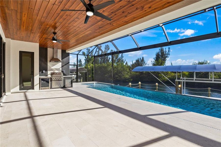 Exterior details and patio area of a home in , Cape Coral (Image 28). Exterior details and patio area of a home in , Cape Coral (Image 28).